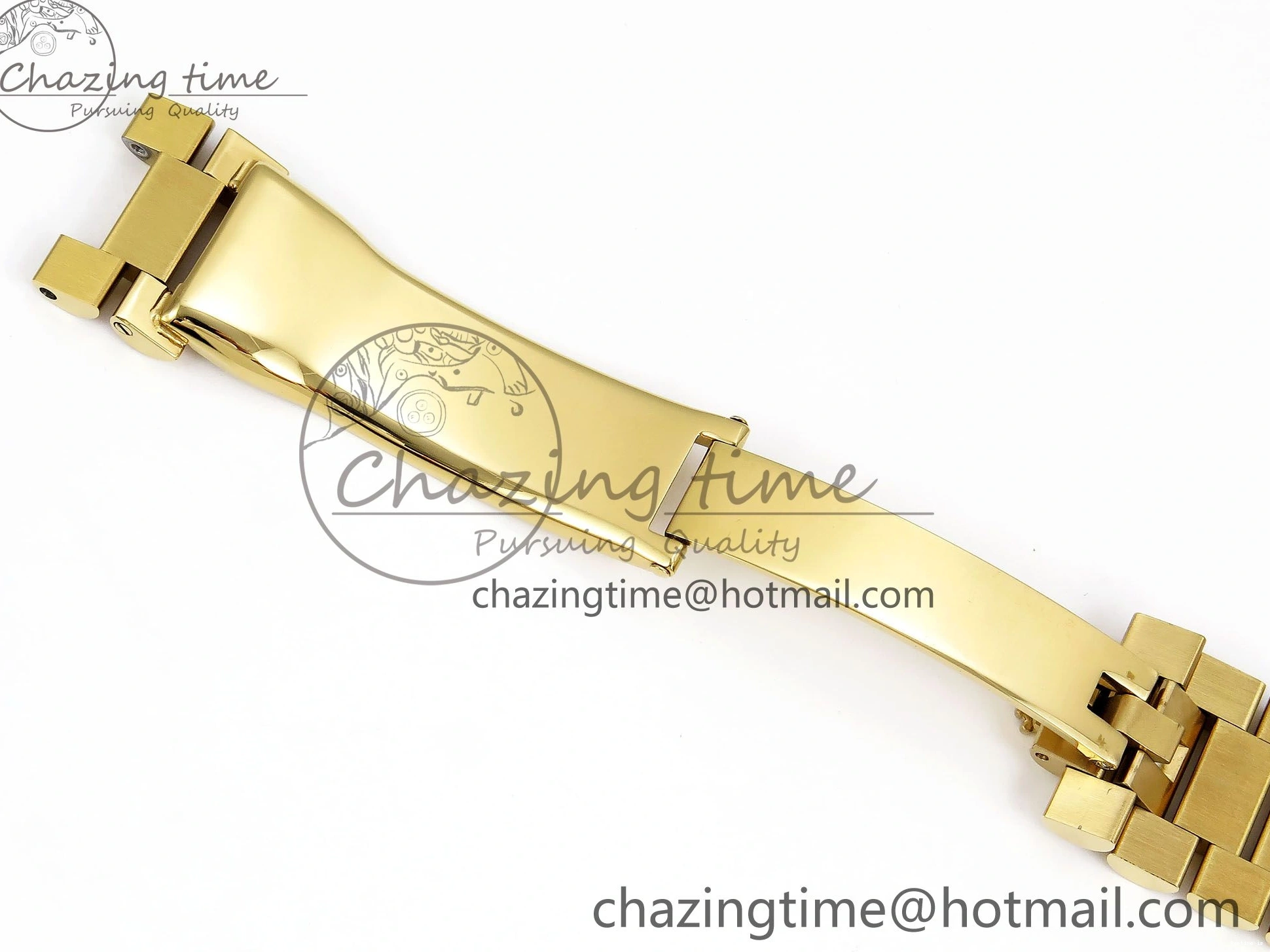 1224 Day Date 40 YG JDF 904L Steel White Stick Dial on President Bracelet VR3255 V3 (Gain Weight) Colorful 1373